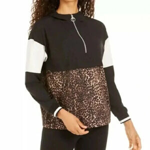 NWOT Leopard print pullover jacket